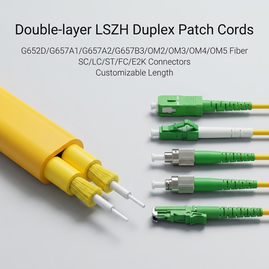 Double-layer Duplex Patch Cords