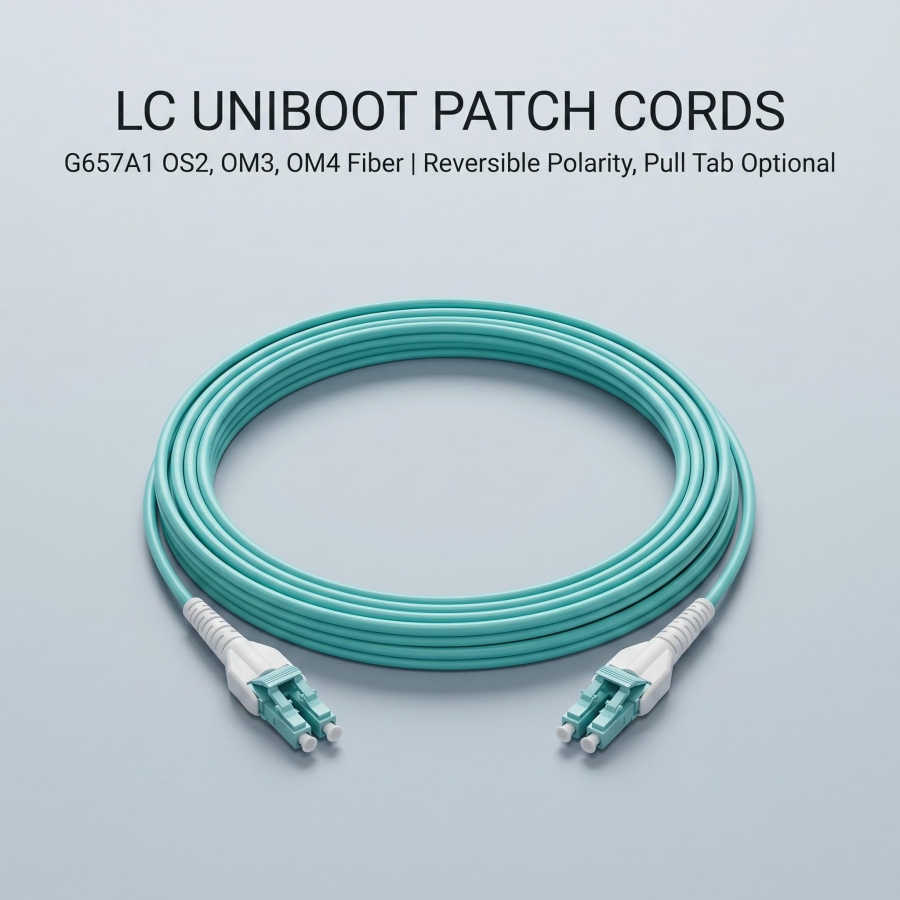 LC Unitboot Patch Cords