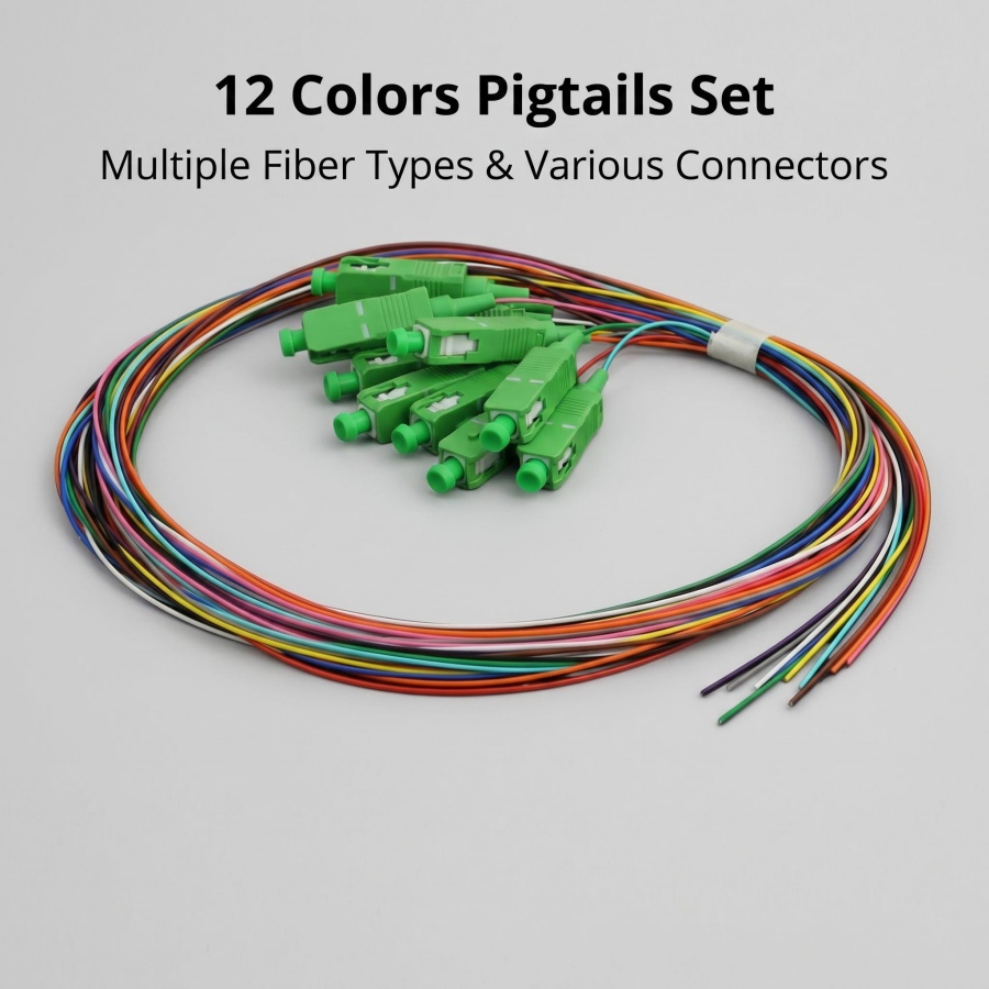 12 Colors Pigtails Set