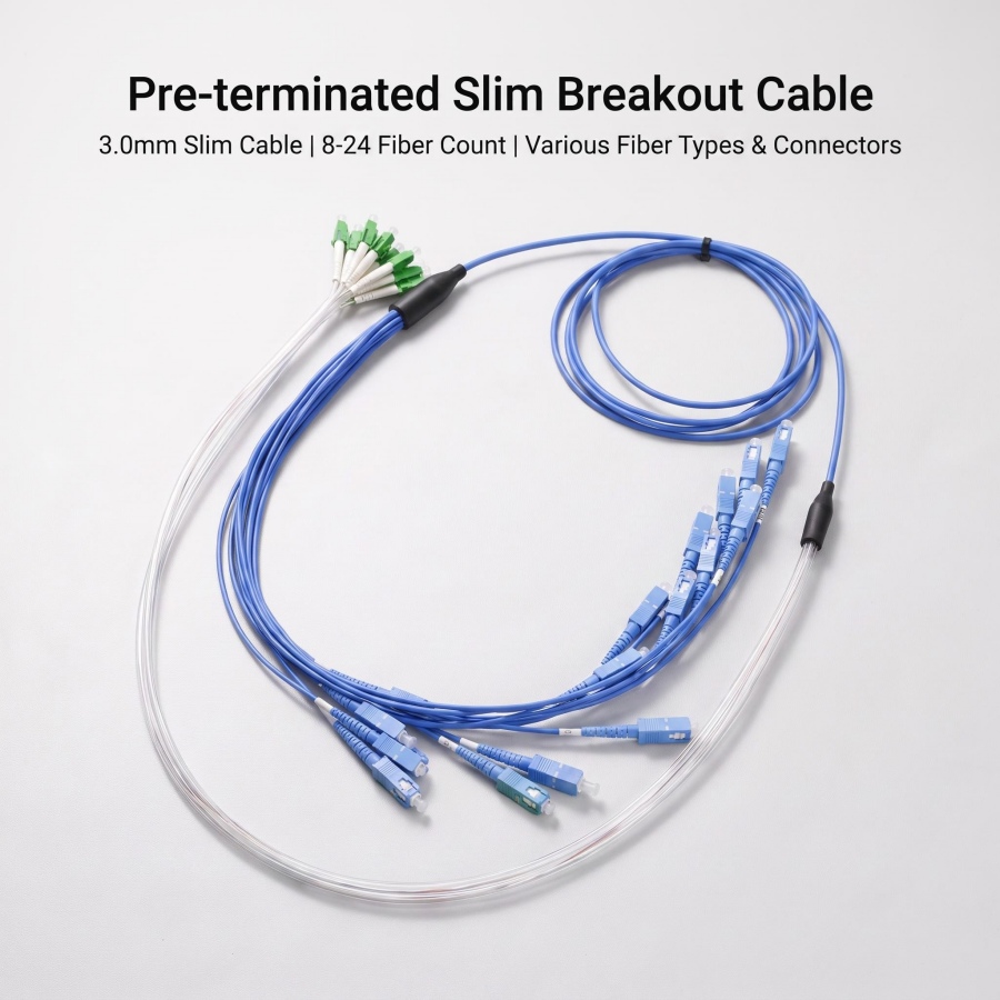 Slim Minicore Breakout Cable