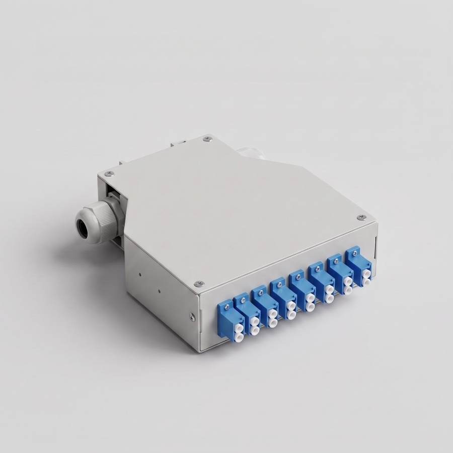 DIN Rail Fiber Termination Box