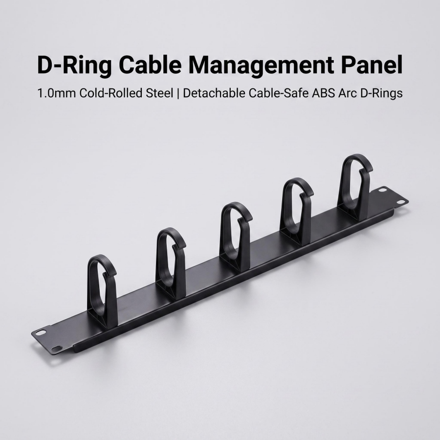 D-Ring Cable Management Panel