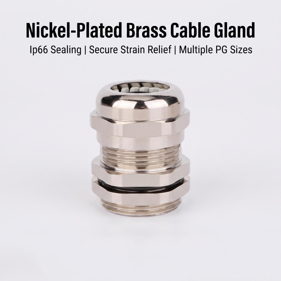 Nickel-Plated Brass Cable Gland