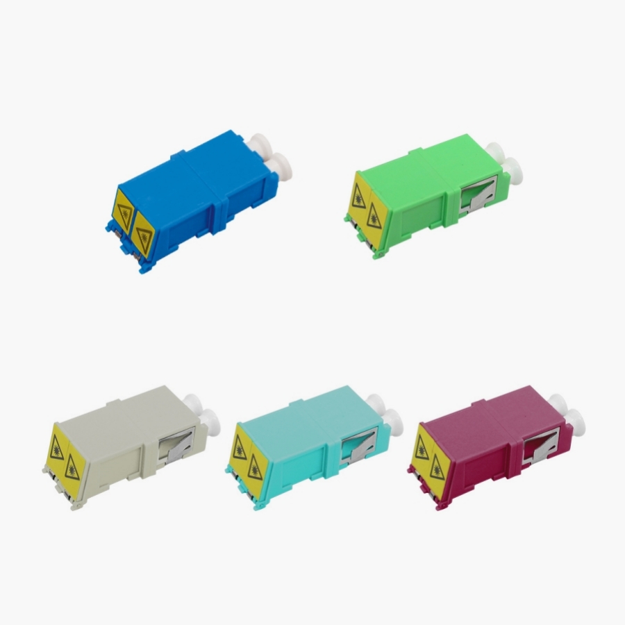 LC Shuttered Fiber Optic Adaptor