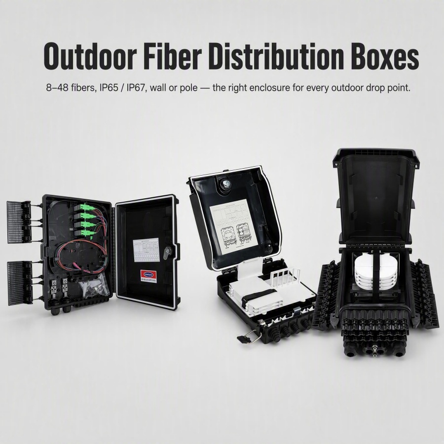 Outdoor Fiber Distribution Boxes
