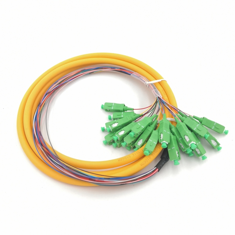 24-fiber breakout pigtail with jacket