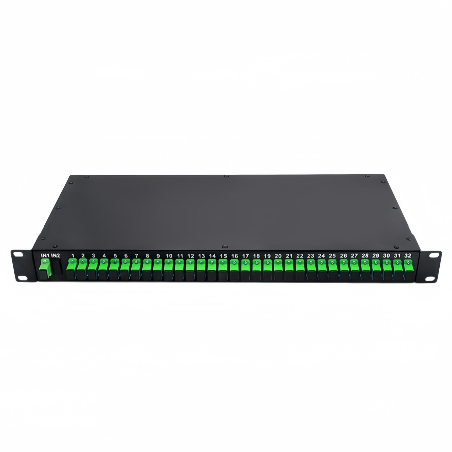 19 inch rack mount PLC splitter