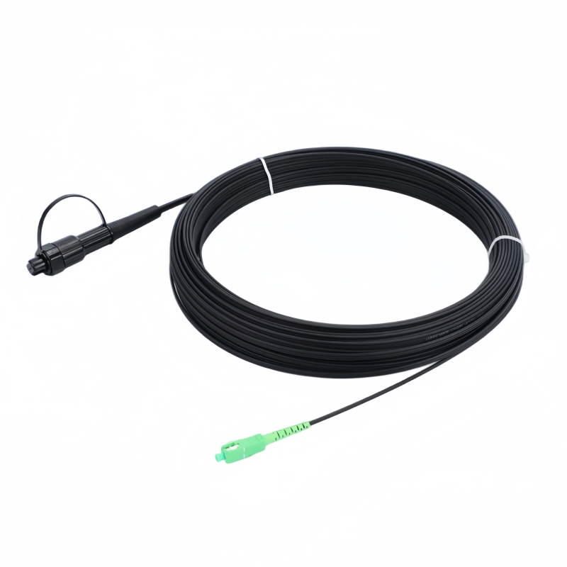 2.0 x 5.0 mm flat self-supporting FTTH drop cable
